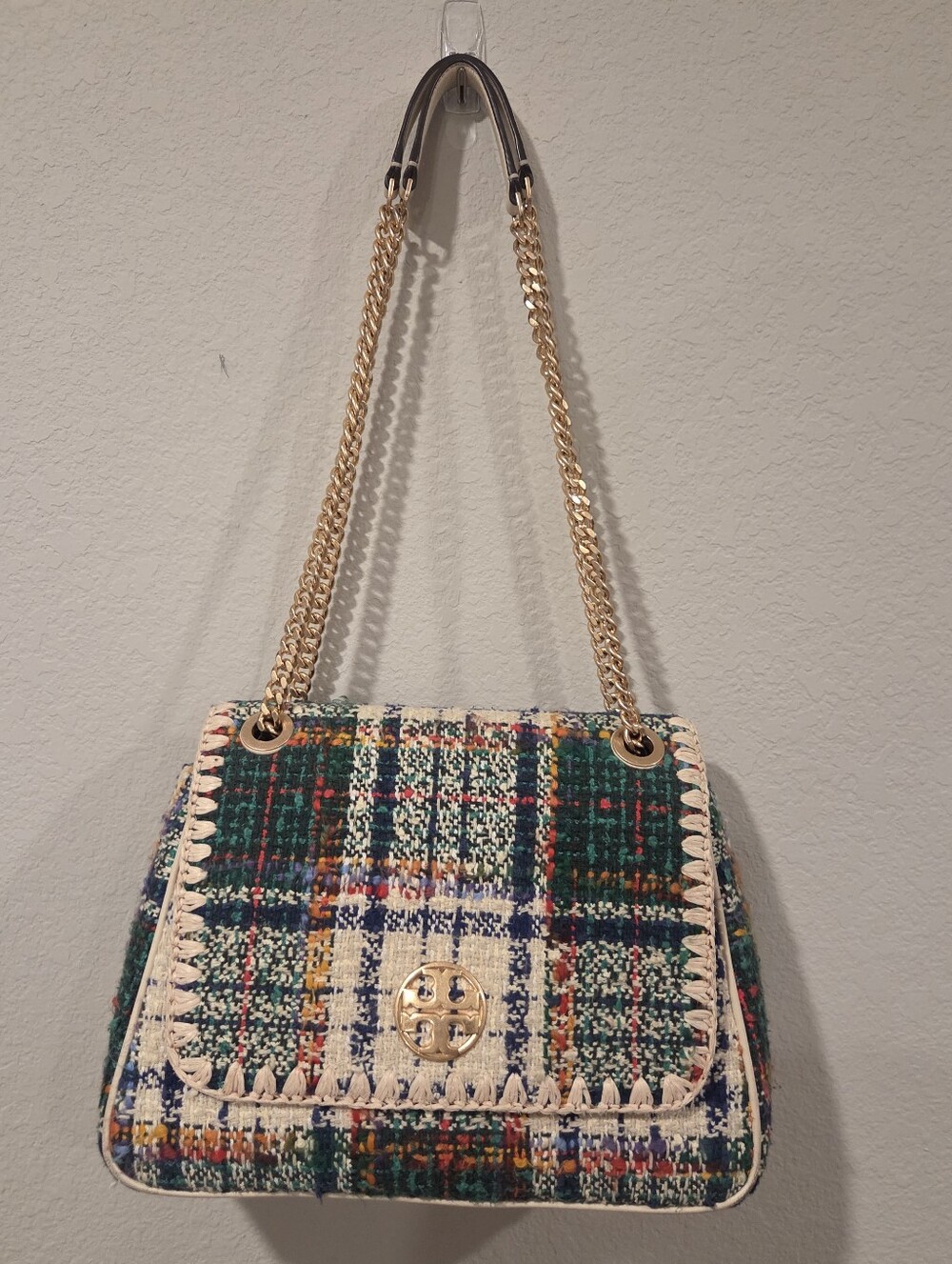 Tory Burch Willa Tweed Chain Bag